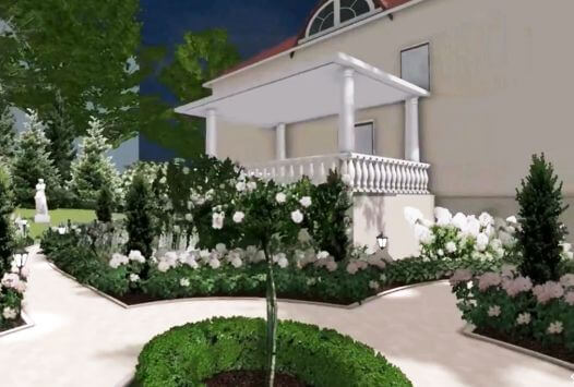 Projekt ogrodu klasycznego w Bielsku-Białej